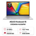 NB Asus Vivobook X1504V X1504VA-NJ069W /i3-1315U/8GD4/512G-SSD/15.6FHD/FP/WiFi6E/BT5/3C42WHr/W11H - Mầu bạc - Chính hãng