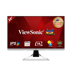 Màn hình Viewsonic VX2481-MH (23.8inch/FHD/IPS/75Hz/1ms/250nits/HDMI+VGA/Loa/FreeSync
