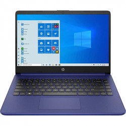 Máy tính xách tay HP 14-DQ0005DX (Celeron® Dual-Core N4020, 64GB eMMC, 4GB, 14" (1366x768) WIN10, INDIGO BLUE - Mầu xanh)