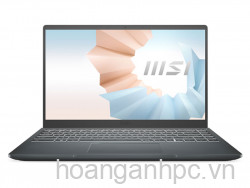 Laptop MSI Modern 14 (B11MOU-1065VN) (i7 1195G7/8GB RAM/512GBSSD/14.0 inch FHD/Win11/Xám/Vỏ nhôm) - Chính hãng
