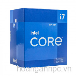 CPU Intel® Core™ i7-12700 (Up To 4.90 GHz, 12 Nhân 20 Luồng, 25M Cache, Socket Intel LGA 1700) - Tray