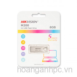 USB Hikvision 8GB M200 (USB 2.0) HS - USB - M200/8G