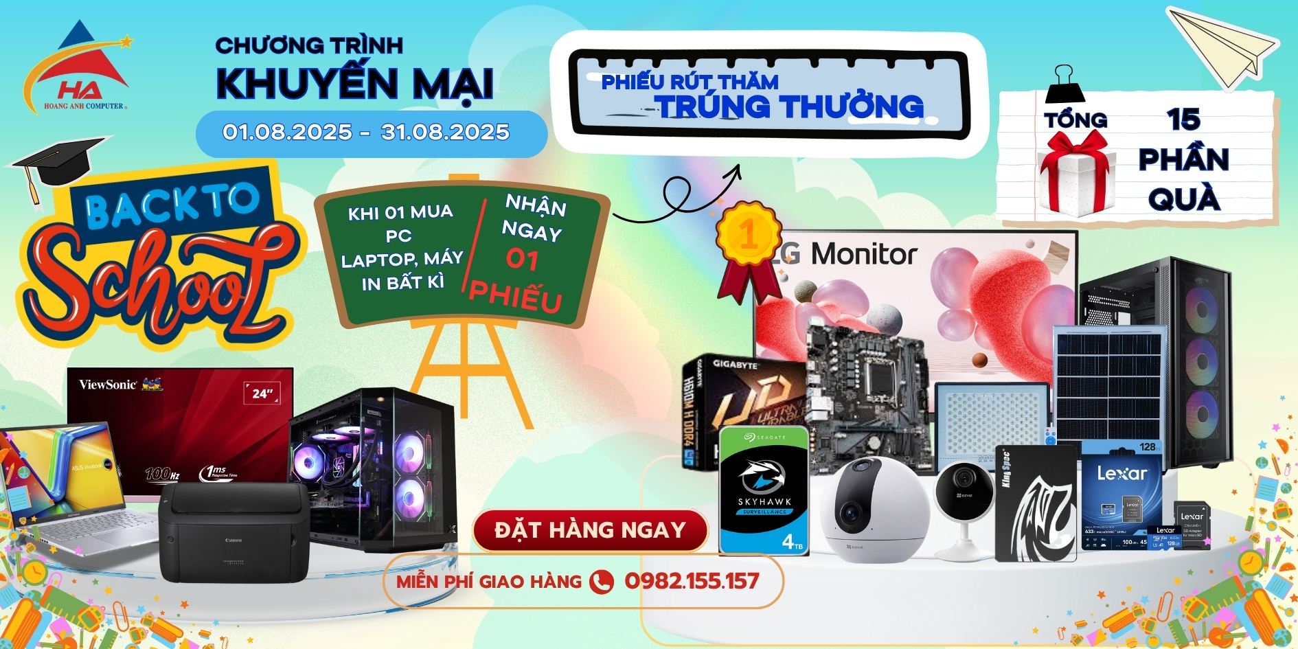 BACK TO SCHOOL – MUA HÀNG TRÚNG QUÀ TO