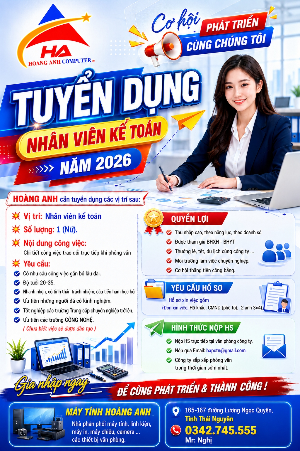 THÔNG TIN TUYỂN DỤNG NHÂN SỰ NĂM 2026