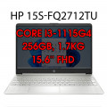  HP 15s-fq2711TU  i3-1115G4/8GB RAM/256GB SSD/15.6"FHD/W11,Pale gold,1Y WTY_7C0R6PA - Chính hãng