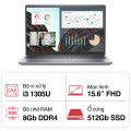 Dell Vostro 3530 V5I3465W1 (Intel Core i3-1305U | 8GB | 512GB | Intel UHD | 15.6 inch FHD | Win 11 | Office | Xám) - Chính hãng