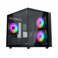 CASE XIGMATEK AQUA M LITE 3GF (EN44144) M-ATX,3 FAN