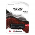 SSD Kingston KC3000 1024GB NVMe M.2 2280 PCIe Gen 4 x 4 (Đọc 7000MB/s, Ghi 6000MB/s)-(SKC3000S/1024G)