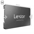 SSD SATA LEXAR NS100 256GB 2.5" -(LNS100-256RB)