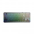 BÀN PHÍM CƠ GAMING AULA F87 PRO 3 MODE (Phiên bản Black gradient/ Grey wood V4 switch)