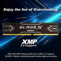 DDR4 Kingmax Blade X 8GB Bus 3200MHz (KM-LD4A-3200-8GSBK18) - GXOG43F
