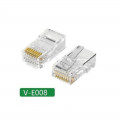 Hạt mạng Cat 6 VegGieg V-E008 ( 102 hạt /1 hộp) - 0.200.0