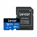 Thẻ nhớ LEXAR 64GB microSD HC ( Mầu xanh)