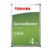 HDD Toshiba Camera S300 4TB 3.5 inch, 5400RPM, SATA III, 256MB Cache (HDWT840UZSVA)