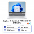 Máy tính xách tay HP OmniBook 7 14-fr0033TU_C1MN2PA, Core Ultra 5-225U, 16GB RAM, 512GBSSD, Intel Graphics, 14"WUXGA, Webcam, 4 Cell, Wlan ax+BT, OfficeHS24+M365, Win11 Home 64, Glacier Silver, 1Y WTY.