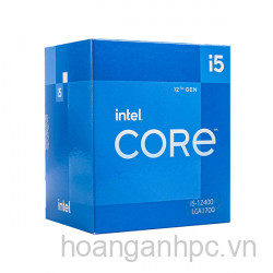 CPU Intel Core i5-12400 (Upto 4.4Ghz, 6 nhân 12 luồng, 18MB Cache, 65W - Socket Intel LGA 1700) - Tray