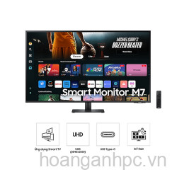 Màn Hình thông minh SAMSUNG M7 M70D LS43DM702UEXXV (43 inch - VA - 4K - 4ms - 60Hz)