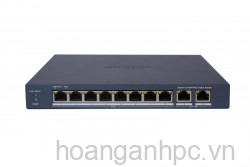 Switch mạng 8 cổng POE HIKVISION DS-3E1310P-EI/M