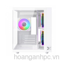 CASE XIGMATEK AQUA M LITE ARTIC 3GF (EN44168) - GAMING M-ATX,3 FAN