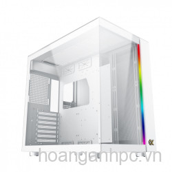 Vỏ Case XIGMATEK AQUA ULTRA ARTIC (EN40801) - PREMIUM GAMING E-ATX, ARGB STRIP