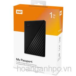 HDD WD di động My Passport 1TB 2.5" USB 3.0 Đen