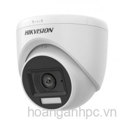 Cam HDTVI 2MP Dome Dual Light HIKVISION DS-2CE76DOT-EXLMF - 2MP - Cầu - 20M