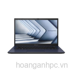 NB ASUS ExpertBook B1 B1402CVA-NK1280 (Intel Core i7-1355U | 1TB | 16GB | Intel UHD | 14 inch FHD | NoOS | Đen)( Pin + Adapter BH 12 tháng) - thân máy BH 36 tháng- Chính hãng