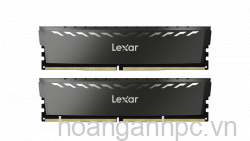 DDRam4 PC Lexar Thor Kit 32GB(2 x 16GB) Bus 3200 (LD4BU016G-R3200GDXG) - Tản nhiệt