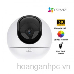 Cam IP Wifi EZVIZ CS-H6 (5WF,4MM) - 5MP - quay quét