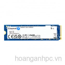 SSD NVME Kingston NV3 1TB PCIe 4.0 x4 M.2 NVMe (SNV3S/1000G)