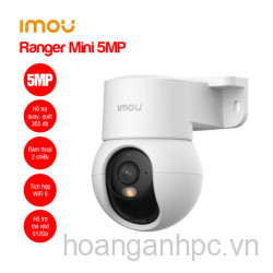Cam IMOU IPC-K2MP-5H1WE - 5MP Phát Hiện Người, Đàm Thoại 2 Chiều, Quay Quét 360°, Kết Nối WiFi/USB-C