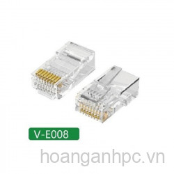 Hạt mạng Cat 6 VegGieg V-E008 ( 102 hạt /1 hộp) - 0.200.0