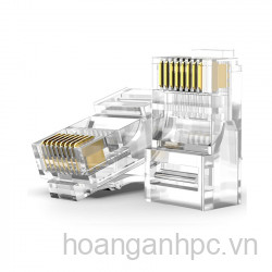 Hạt mạng xuyên thấu CAT6 UTP 3U AMPCOM Model: AM179122 (100c/hộp)