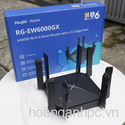 Bộ định tuyến Wi-Fi 6 Mesh RG-EW6000GX 6000M có cổng 2,5G