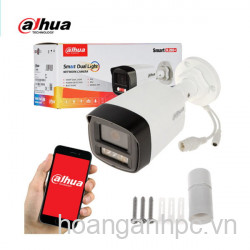 CAMERA DAHUA IP HFW1239TL1-A-IL HÌNH TRỤ/30M CÓ MẦU /POE / THU ÂM