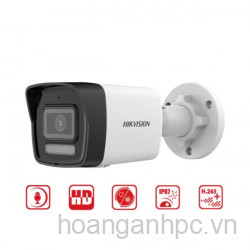 Camera IP HIKVISION DS-2CD1043G2-LIUF 4MP/thân trụ/thu âm