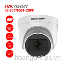 Cam Hik DS-2CE76D0T-EXIPF 2MP  - Cầu - 20m
