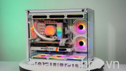 Fan Led Jungle Leopard 6 PROARGB - ĐEN - NGƯỢC