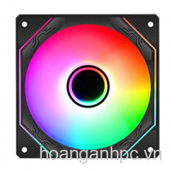 Fan Led Jungle Leopard 6 PRO Black ARGB - Xuôi 