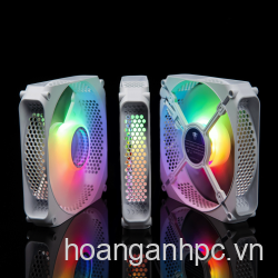 Fan Case Leopard F6 RGB - White (trắng)