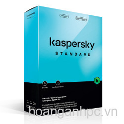 Phần Mềm Diệt Virus Kaspersky Standard (3 Thiết Bị - 1 Năm)