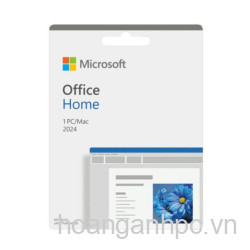 Phần mềm Microsoft Office Home 2024 English APAC EM Medialess (EP2-06811)