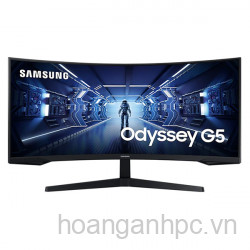 Màn Hình Gaming UltraWide SAMSUNG Odyssey G5 LC34G55TWWEXXV (34.0 inch - WQHD - 165Hz - VA - 1ms - FreeSync - HDR10 - Curved)