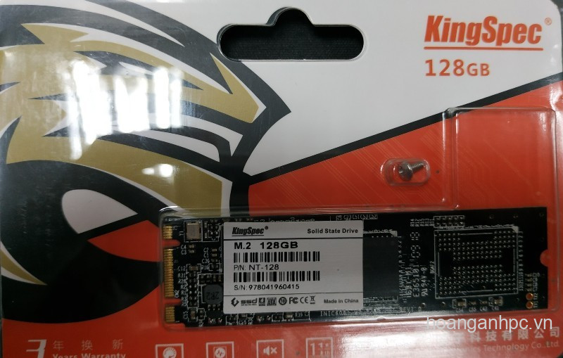 SSD M2  Kingspec 128GB  NT-128  (đọc ghi 570/540 MB/s)