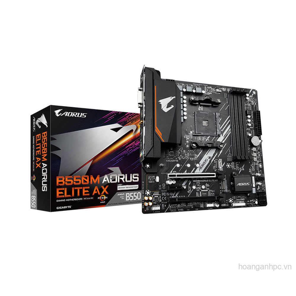 Mainboard Gigabyte B550M AORUS ELITE AX (Wifi+Bluetooth)