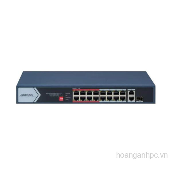 SWITCH POE 16 CỔNG HIKVISION DS-3E1318P-EI/M