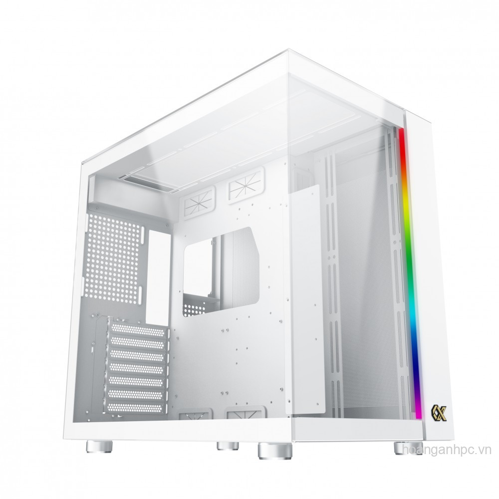 Vỏ Case XIGMATEK AQUA ULTRA ARTIC (EN40801) - PREMIUM GAMING E-ATX, ARGB STRIP