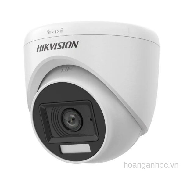 Cam HDTVI 2MP Dome Dual Light HIKVISION DS-2CE76DOT-EXLMF - 2MP - Cầu - 20M