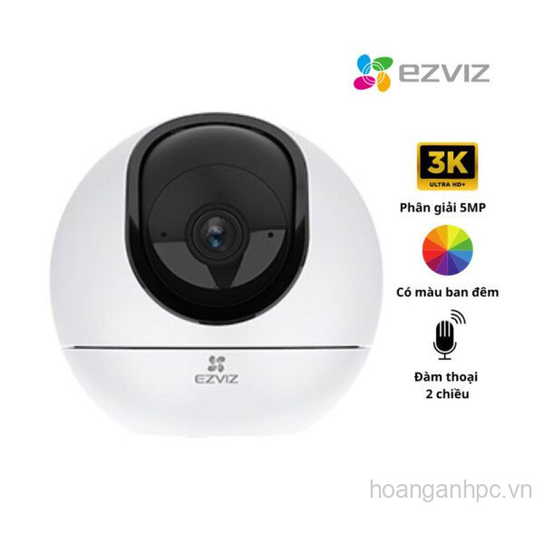 Cam IP Wifi EZVIZ CS-H6 (5WF,4MM) - 5MP - quay quét