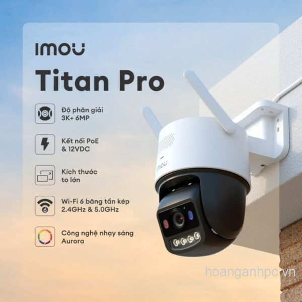 Camera Wifi IMOU TITAN PRO IPC-U7LP-6V0NE 6MP 3K+